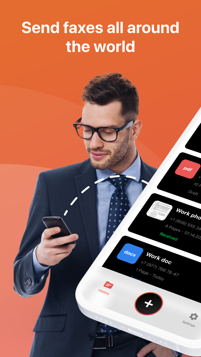 Send and receive fax for phone