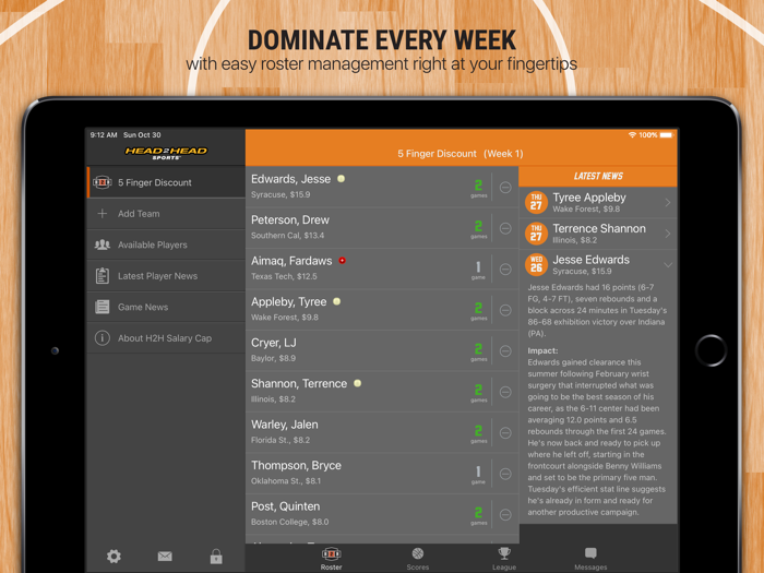 H2H College Basketball