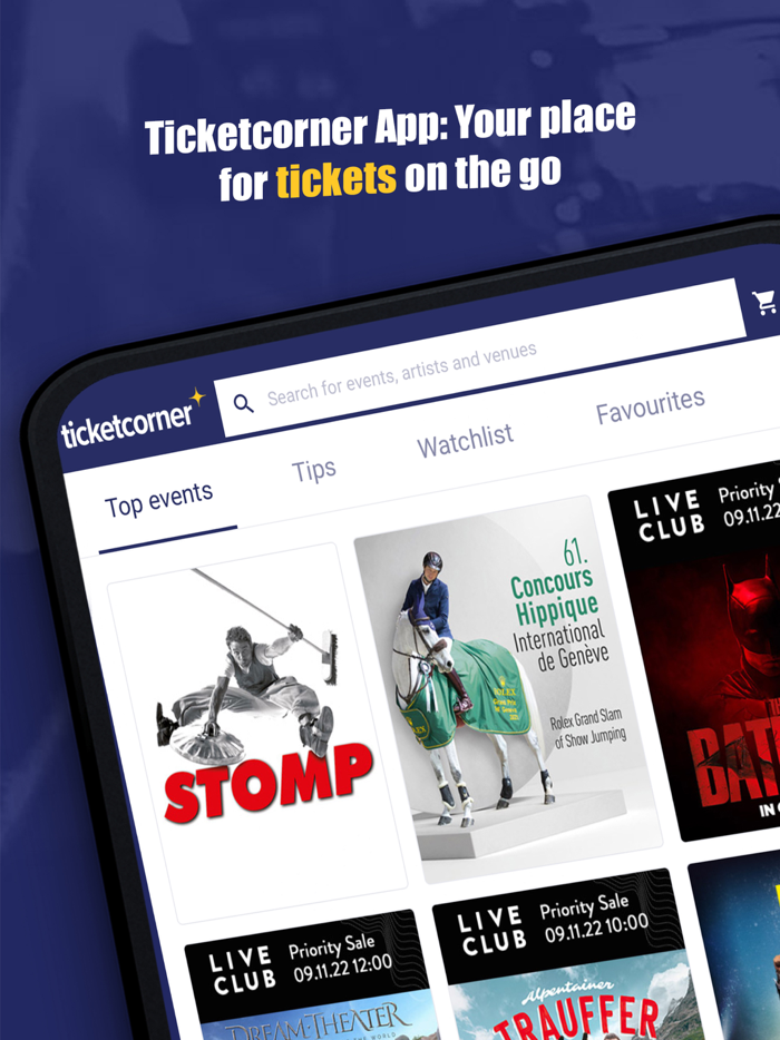 Ticketcorner - Event Tickets