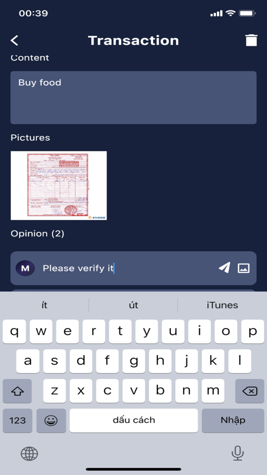 #5. Money Manager Team's Budget (iOS) Podle: Duy Ta Cong
