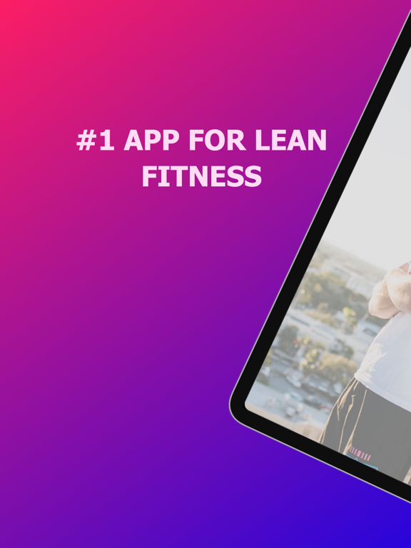 Mission Lean Workouts At Home iPad screenshot 1 - Health & Fitness app