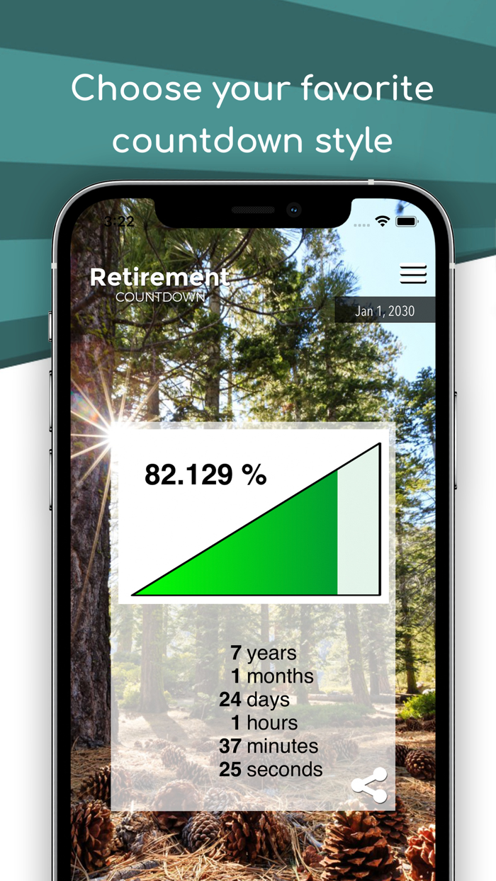 Retirement Countdown App