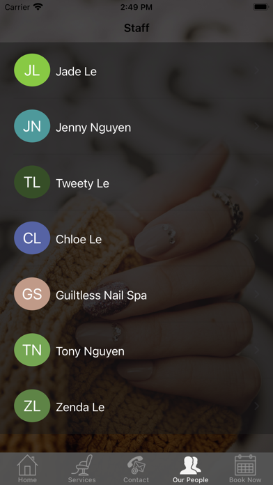 Guiltless Nail Spa Screenshot