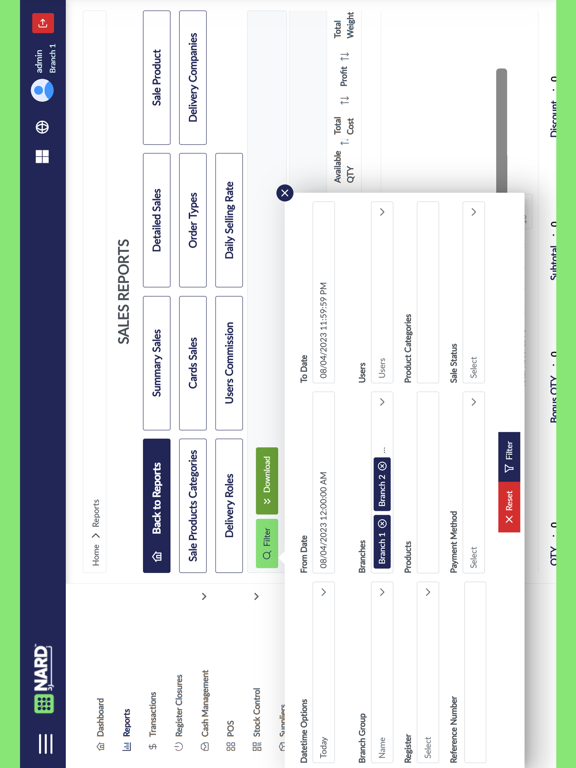 Nard POS iPad screenshot 4 - Business app