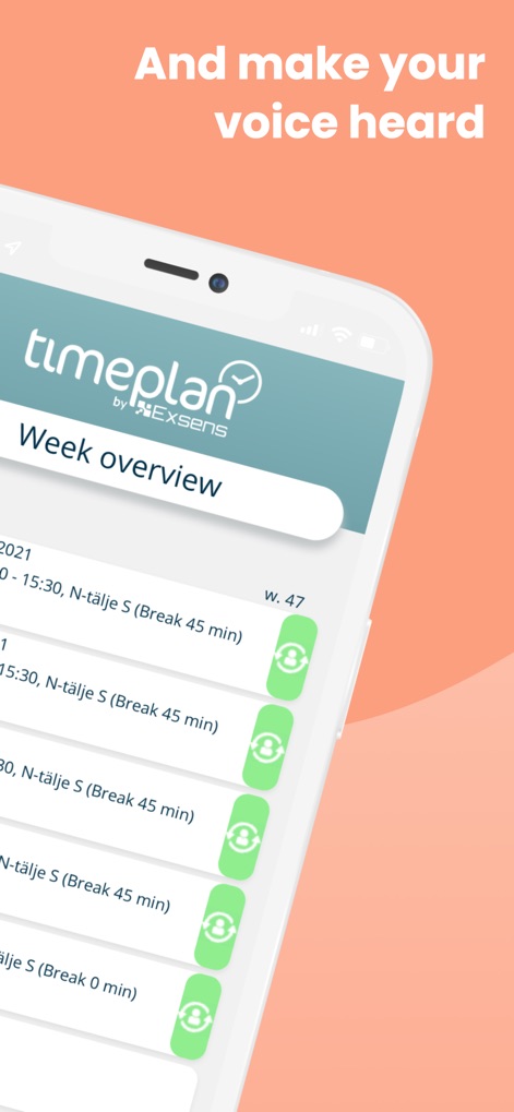Timeplan – Schema & tid - Business App | MWM