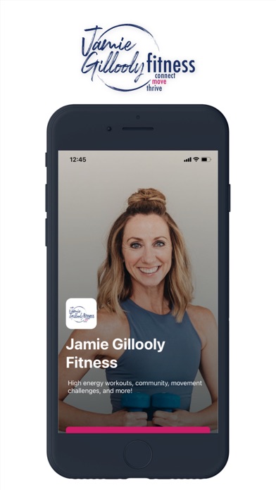 Jamie Gillooly Fitness Screenshot