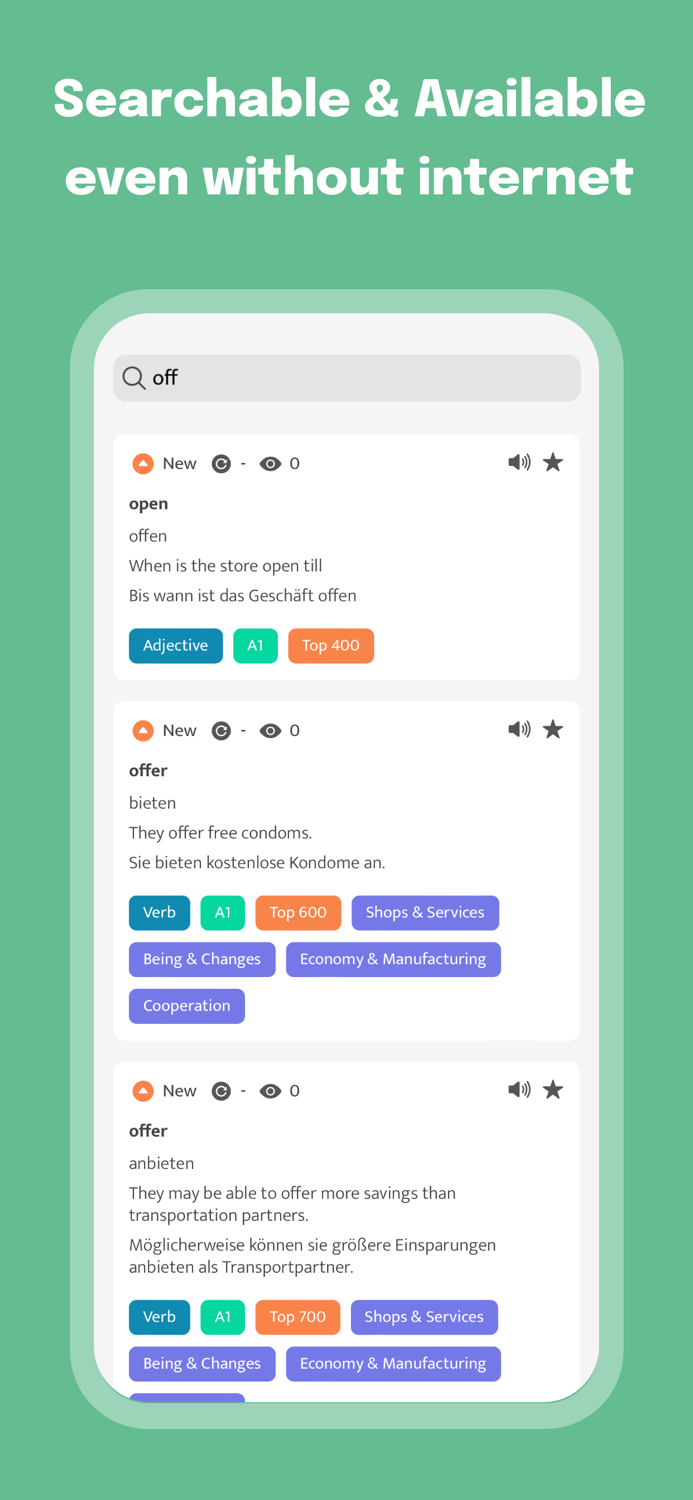 Most Common German Words