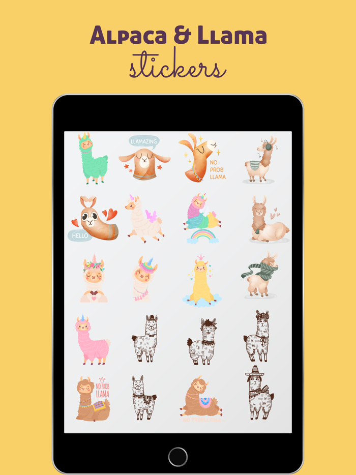 Llama  Alpaca Stickers