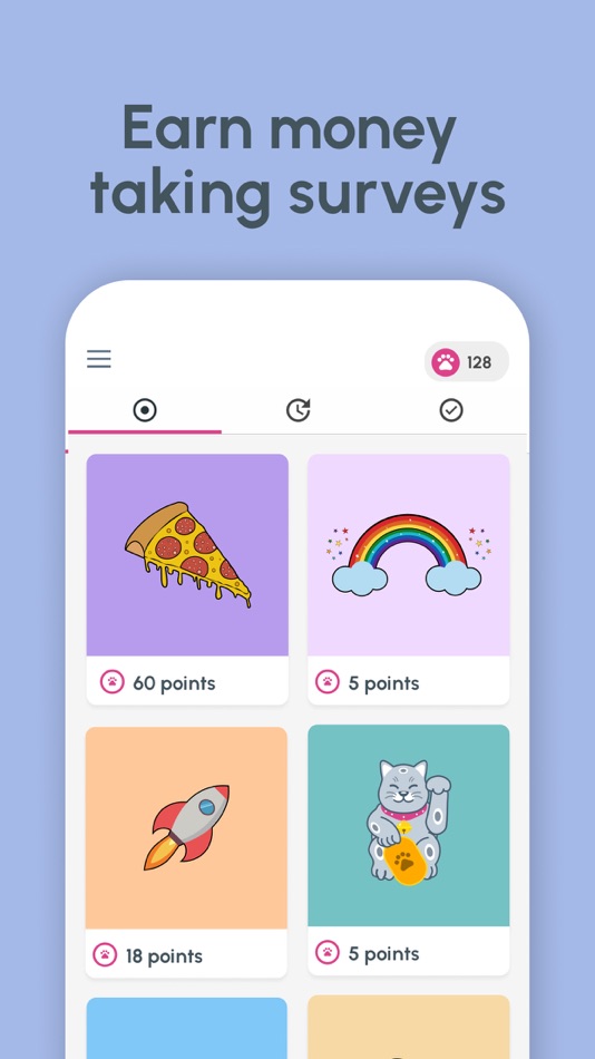 #3. Curious Cat: Paid Surveys (iOS) By: On Device Research