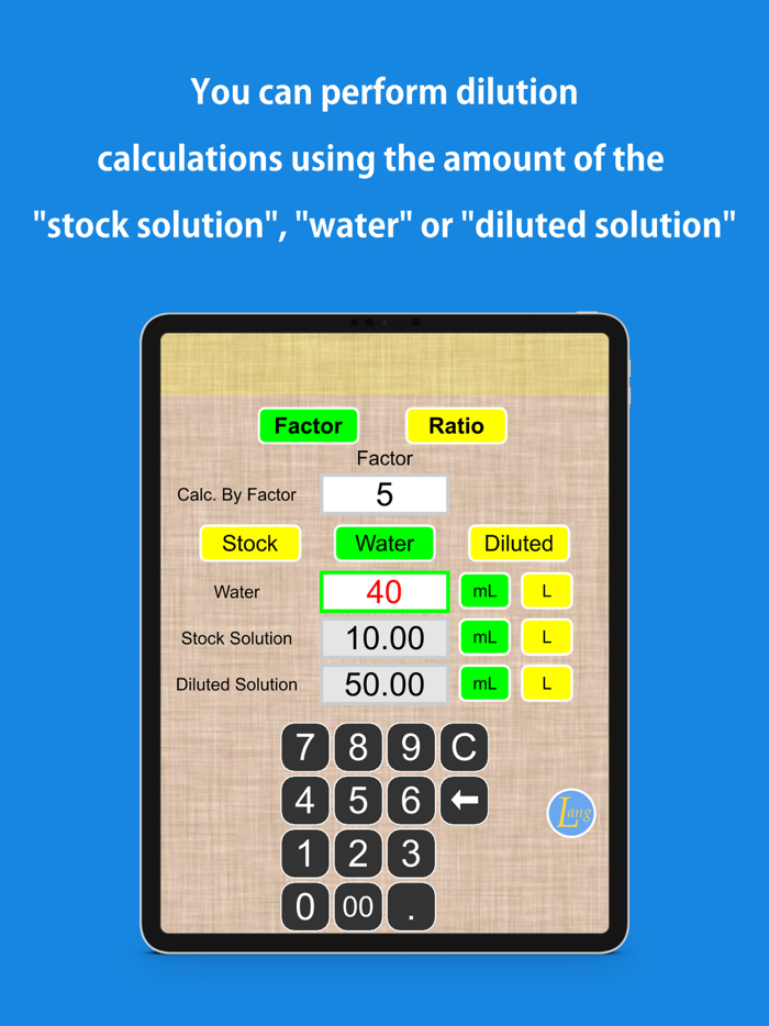 Simple Dilution Calculator
