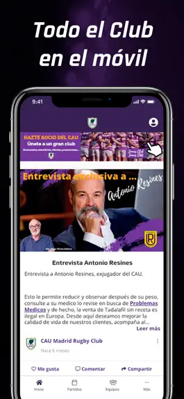 Game screenshot CAU Madrid Rugby Club mod apk