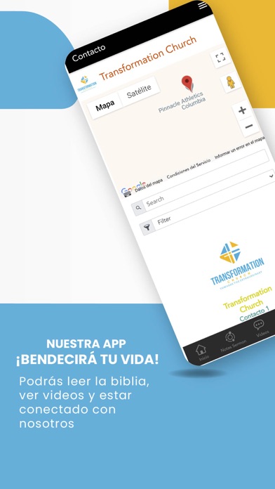 App Transformation Church Screenshot