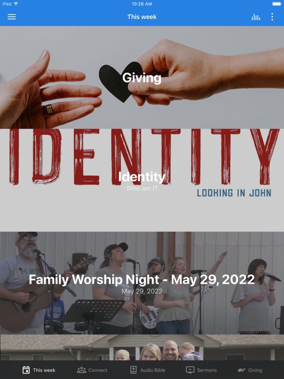 Harvest Church SI iPad screenshot 1 - Education app