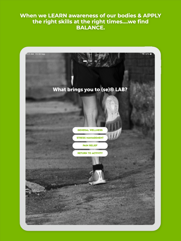 se LAB Balance and Recovery