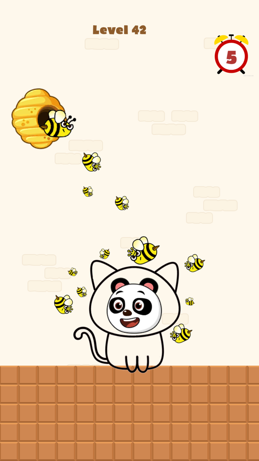 #6. Save the Panda - Draw to Save (iOS) Podle: GamerGage Studio
