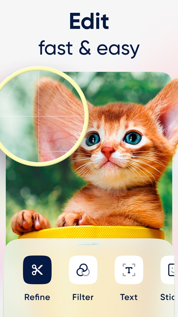 Blur photo editor. Face blur.