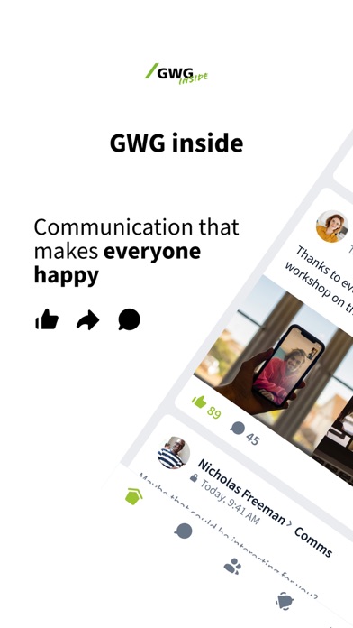 Screenshot 1 of GWG inside App
