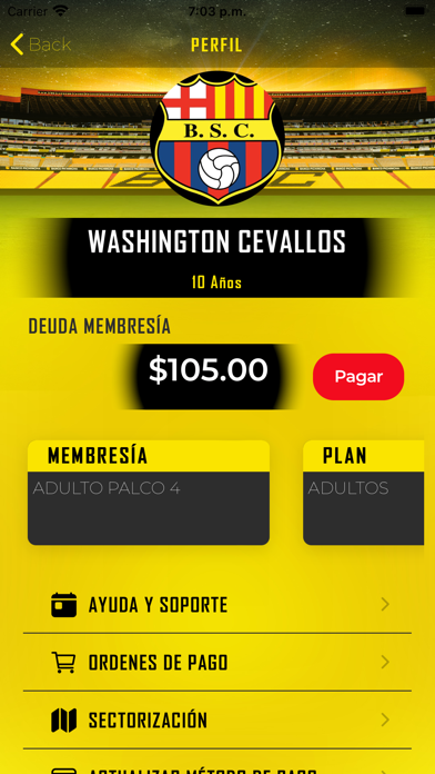 Barcelona SC OFICIAL Screenshot