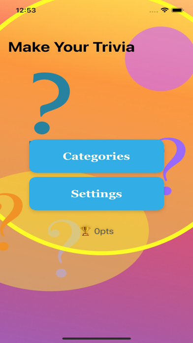 Make Your Own Trivia Screenshot