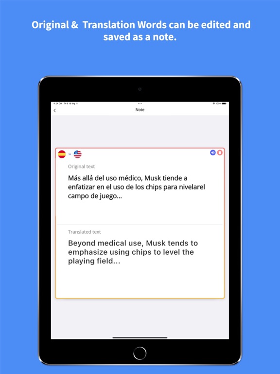 Camera Translator & Photo Scan iPad screenshot 7 - Productivity app
