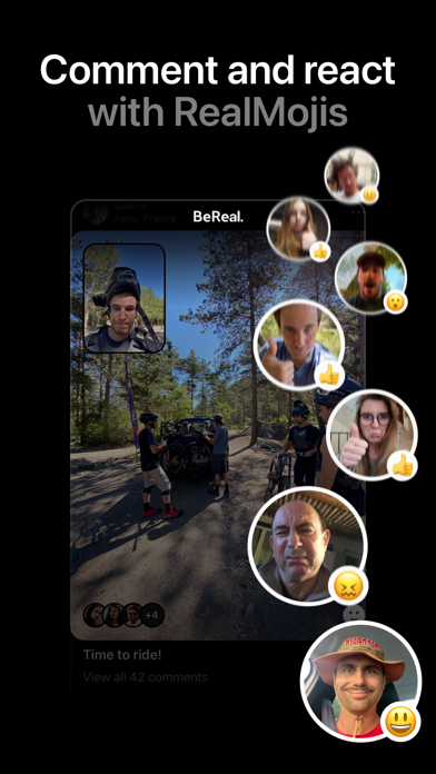 BeReal. Your friends for real. iPhone app afbeelding 4