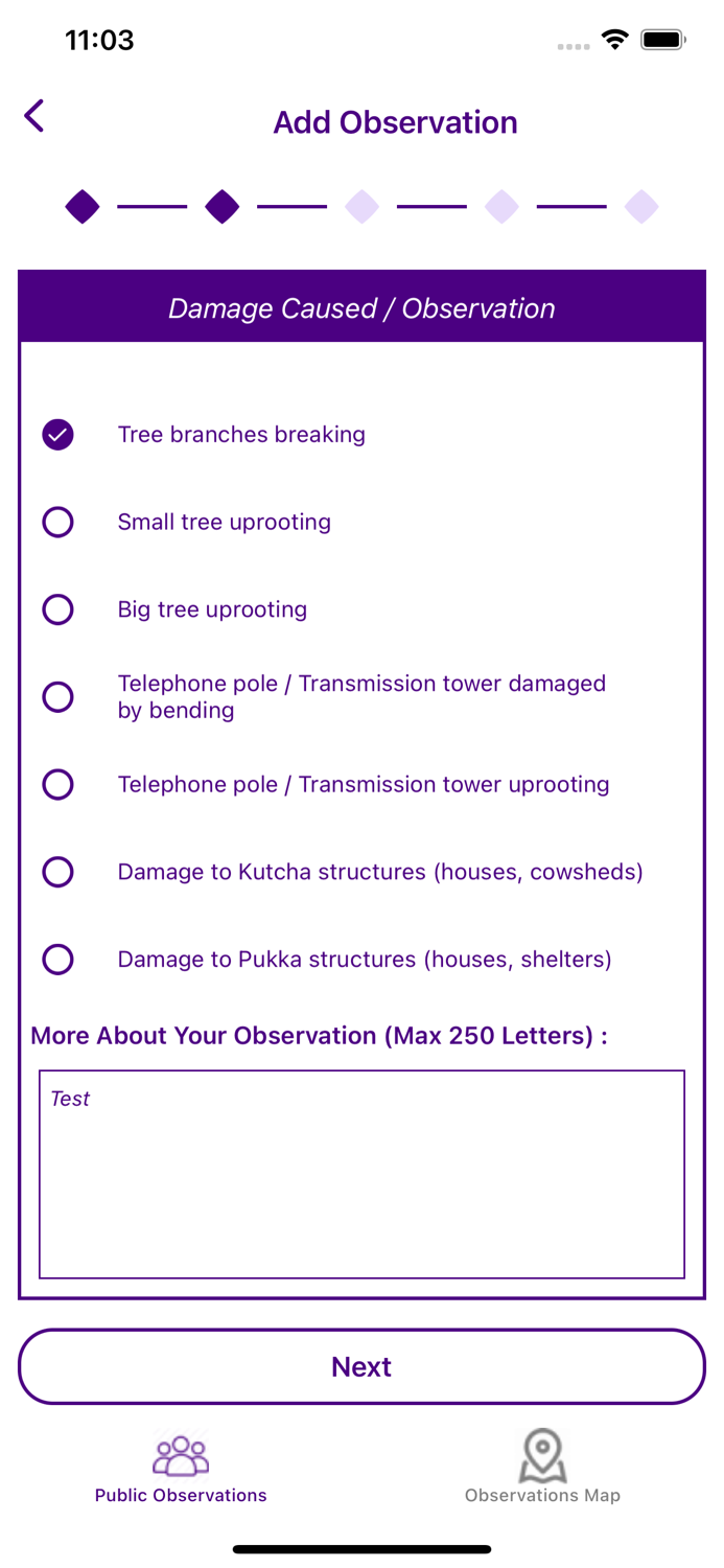 Public Observation - IMD