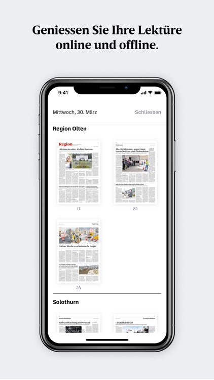 Oltner Tagblatt E-Paper
