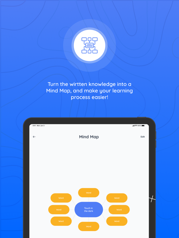 Adept: timer, notes, mindmap iPad screenshot 4 - Book app