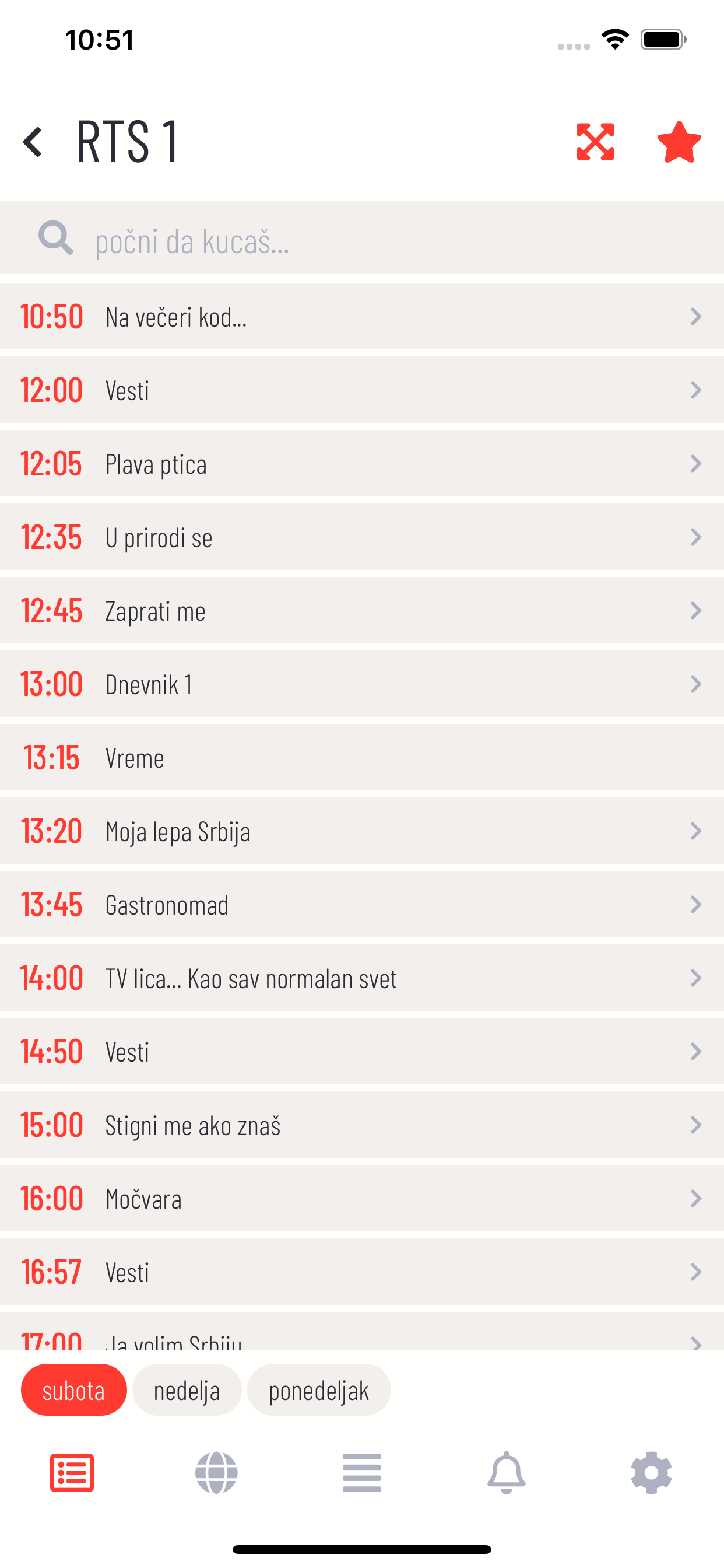 TV program