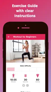 workout plan for women iphone screenshot 4