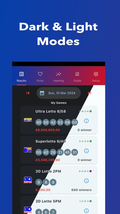 PCSO Lotto Results Guide Live Screenshot 1 - AppWisp.com