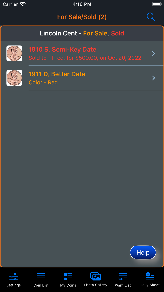 Lincoln Cent Collection