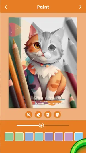 Cats coloring book to paint screenshot 2