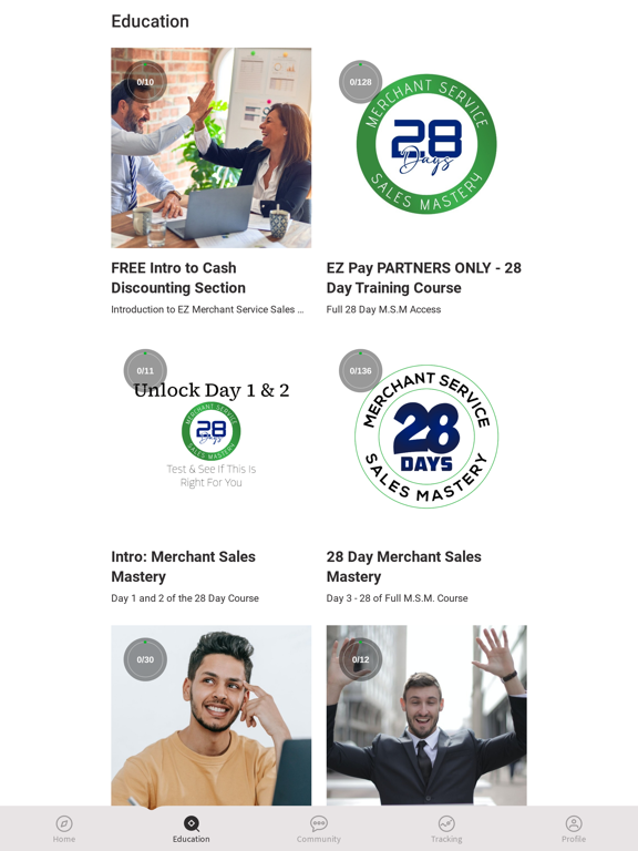 EZ Merchant Sales Training iPad screenshot 2 - Business app