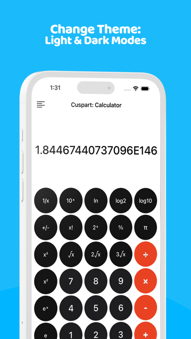 Cuspart: Calculator Screenshot