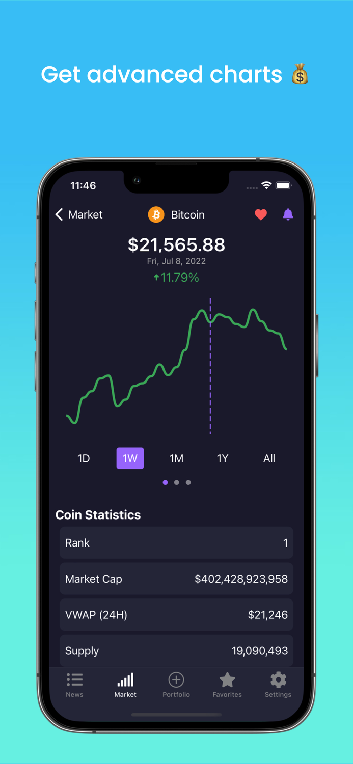 CryptoMarket - Portfolio