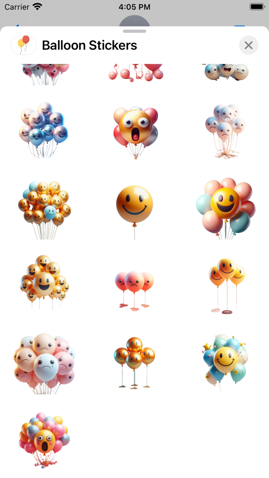 #3. Balloon Stickers (iOS) Podle: Paul Scott