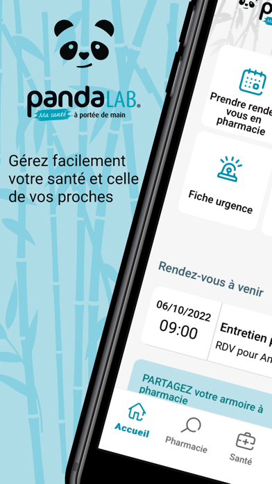 Screenshot #1 pour PandaLab Ma santé