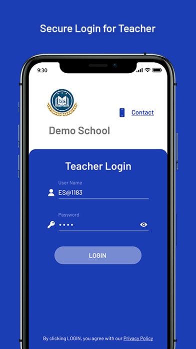 Teacher App - Atlas Startech Screenshot