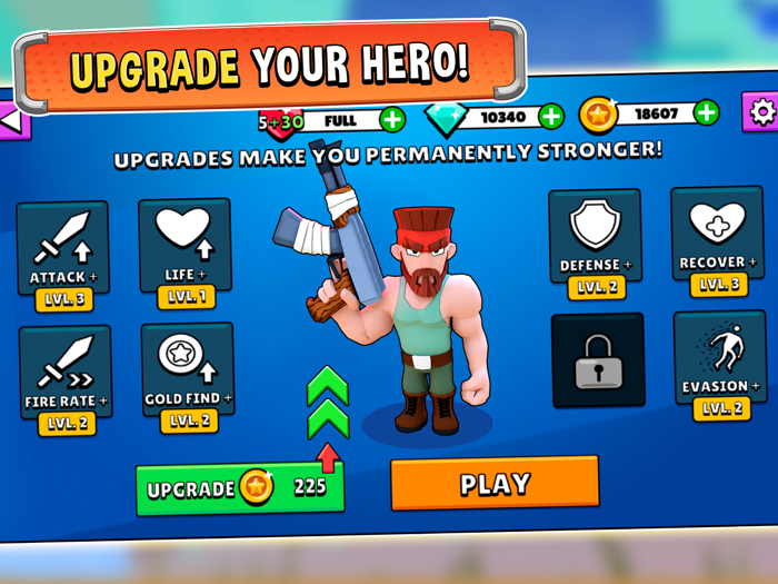 Gunfire Stars Arcade Shooting