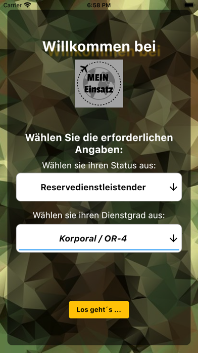 meinEinsatz-AVZ Screenshot