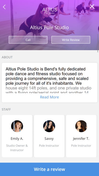 Altius Pole Studio Screenshot