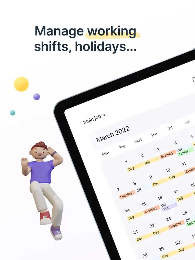 Calendario de turnos y eventos4+_1