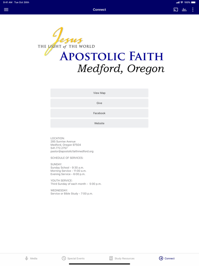 Apostolic Faith Church Medford