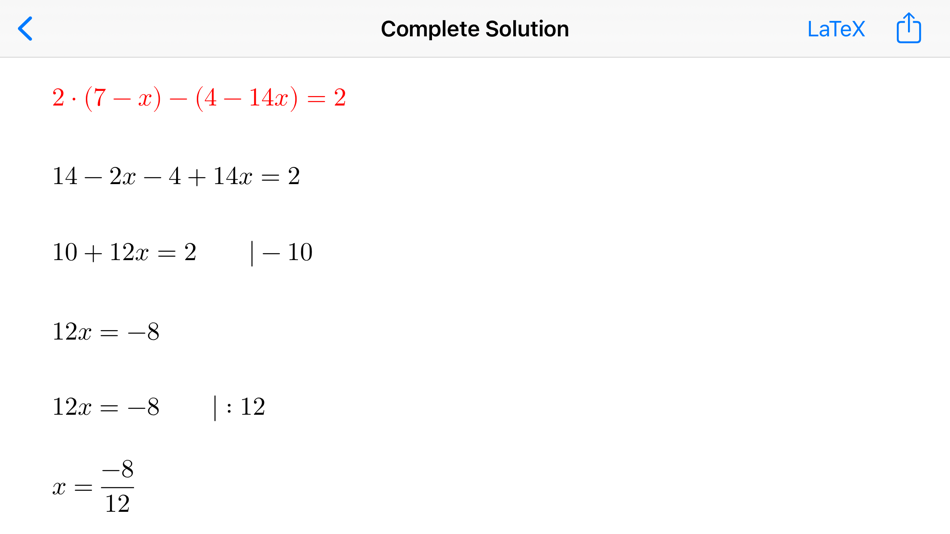#5. Linear Equations Tutor (iOS) By: Francesco Grassi
