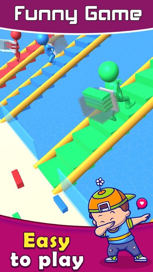 #1. Stack Runner Fun 3D (iOS) 由: VIET NAM YDC COMPANY LIMITED