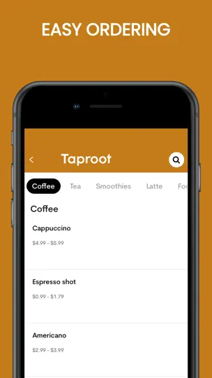 Taproot Coffee iPhone Screenshot 4