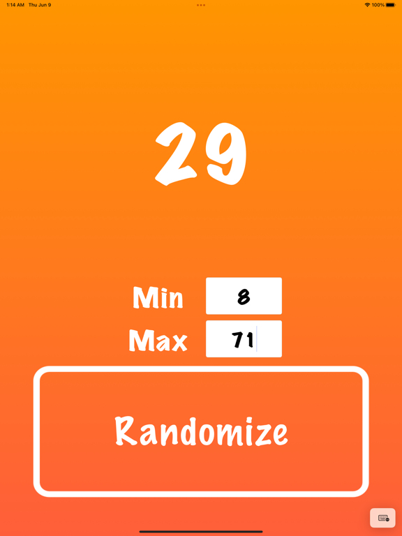 Number Generator screenshot 3