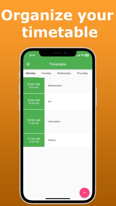 School planner (Diary) Screenshot