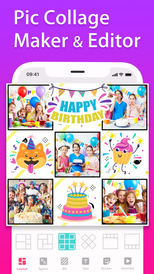 Pic Collage Maker Grid Layout - 2.4.1 - (iOS)